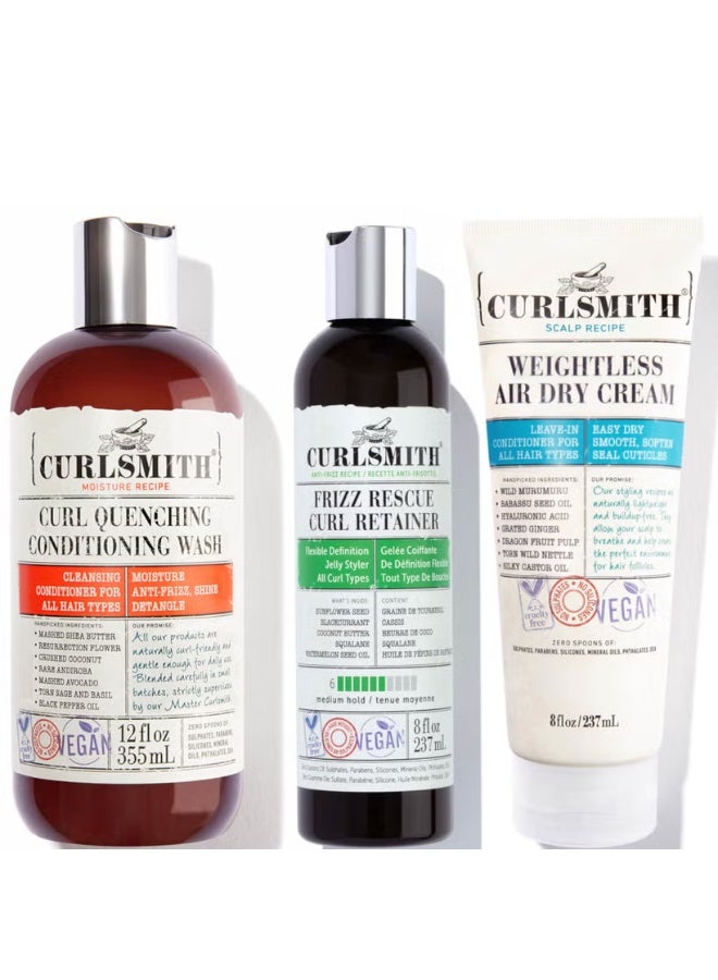 CURLSMITH Curlsmith Moisture and Frizz Control Bundle - Image 1