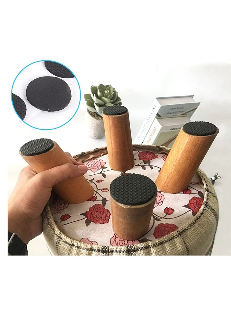 SYOSI 186Pcs Furniture Pads Anti Slip Rubber Self Adhesive Grippers Non Slip Furniture Pads for Furniture Legs Anti Scratch Silicone Floor Protectors for Hardwood Floors  - Image 4