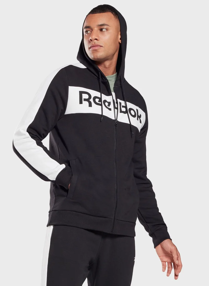 Reebok Linear Logo Hoodie