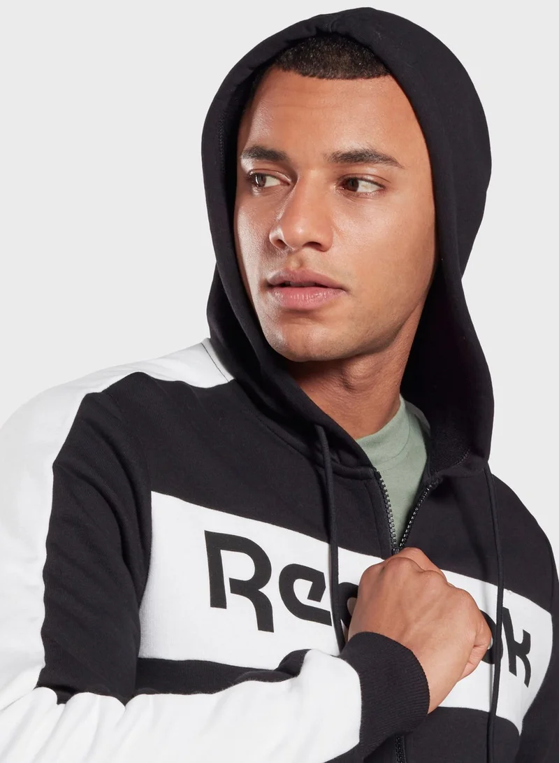 Reebok Linear Logo Hoodie