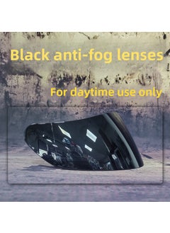 Universal Visor Lens Orz991 JieKai 316/902 Aish 805-607 Helmet Sun-Protection Black anti-fog lenses