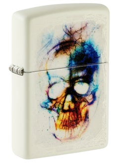 Zippo 48563 49193 Skull Print Design Glow In The Dark Windproof Lighter  - Image 1