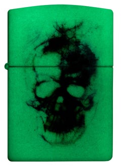 Zippo 48563 49193 Skull Print Design Glow In The Dark Windproof Lighter  - Image 2