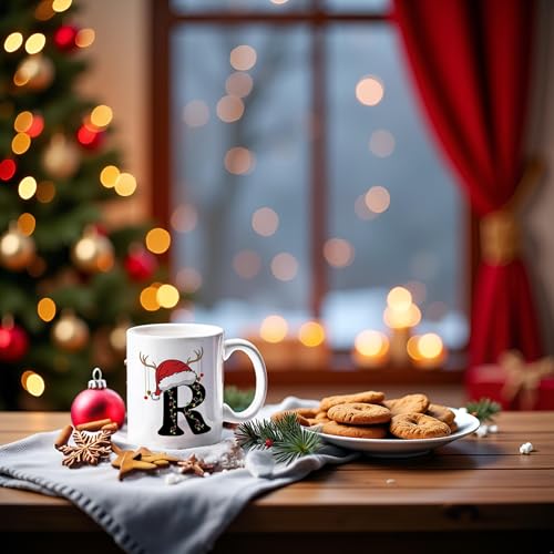 DAYS " Christmas Alphabet Word Printed Ceramic Mug, Christmas Xmas Coffee Mug Gift for Kids Boy Girls, Coffee Cup Mug Gift (R) - Image 5