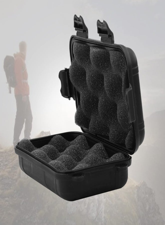 POCREATION Shockproof Waterproof Storage Container for Outdoor Survival Gear -, Lightweight Case for Camping & Hiking (S-Black) - Image 2