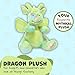 WISHPETS Plush Green 12 ConfettiSoft Dragon Soft Stuffed Animal - Image 4