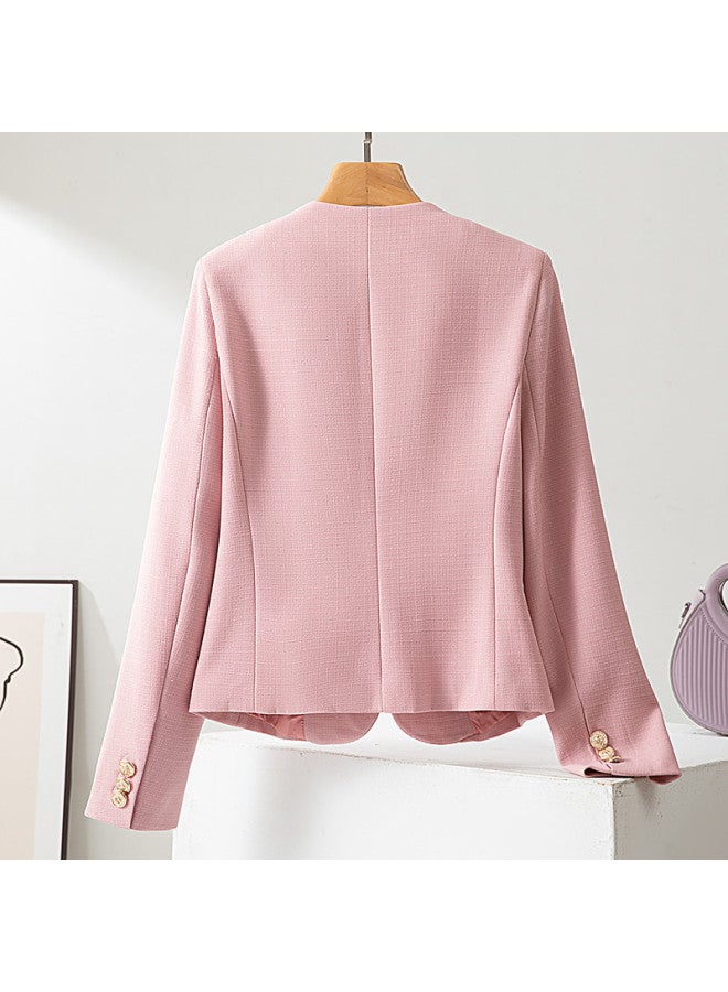 Fapai Spring And Autumn Women's Jacket, Simple Single-breasted Fashion Versatile Jacket For Women - Image 3