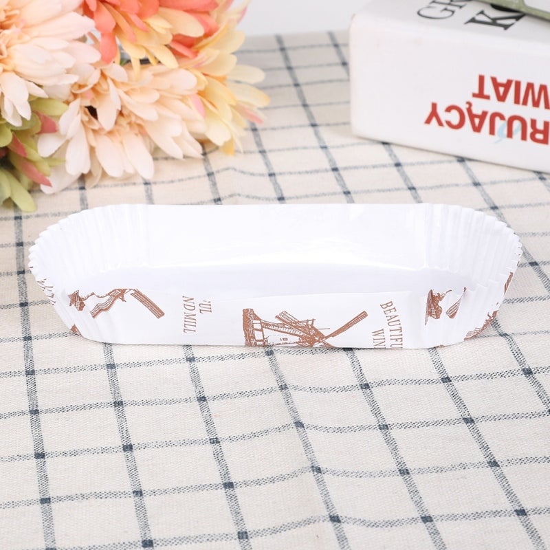 300Pcs Household Cupcake Wrapper Case Cake Paper Cup Kitchen Pastry Baking Accessories(Windmill Type Boat shape) - Image 4
