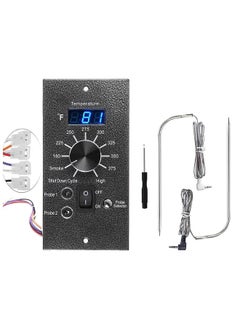 Digital Thermostat Kit for Traeger Control Panel Kit Parts Replacement, Upgrade Digital Thermometer Pro Controller Temperature Control Board for Traeger Pellet Grills, with Dual Meat Probes