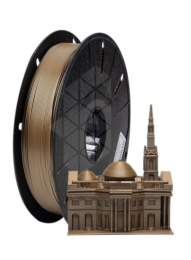 Tesseract Premium PLA + 1.75mm 3D Printing Filament | Dimensional Accuracy +/- 0.03mm | Compatible with Most FDM Printers | 1 KG 3D Printer Filament - PLA Titanium (Quantity 1) - Image 4