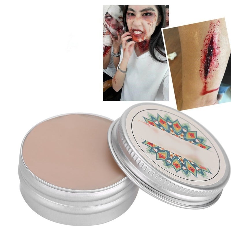 Professional Stage Makeup Wax 1 Pack Realistic Skin Wax Easy To Use - Fake Wound Scar Wax for Halloween Costume Party - Image 4