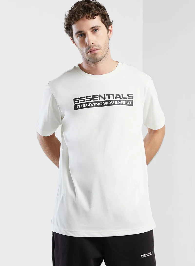 The Giving Movement Regular Fit Printed T-Shirt