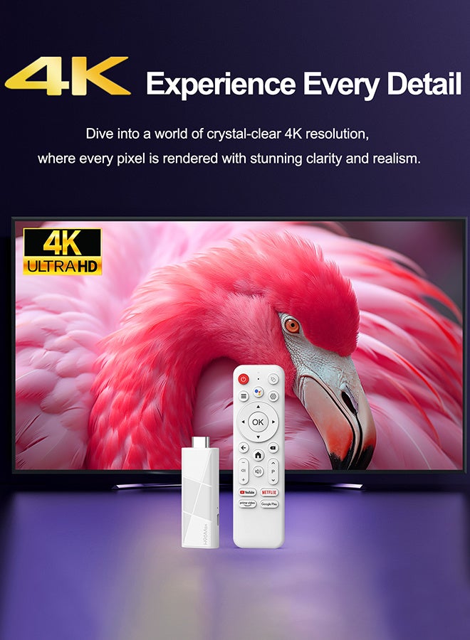 H96 Max Android 14 TV Stick with Remote Control , TV Box(2GB + 16GB) , 4K Resolution Ultra HD Streaming Device, Bluetooth Streaming Media Player Web Player , Home Media Player  - Image 5
