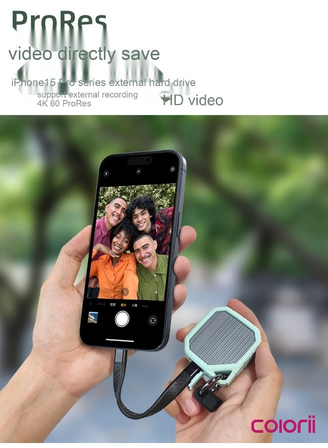 Type-C Solid State NVMe/M.2 2230 External Hard Drive Enclosure - Compatible with iPhone 15 Pro/Max ProRes - Image 3