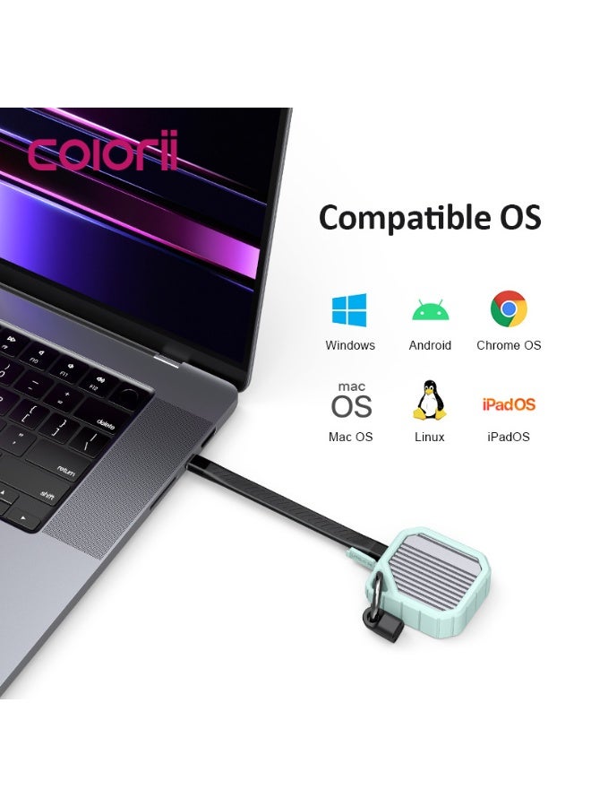 Type-C Solid State NVMe/M.2 2230 External Hard Drive Enclosure - Compatible with iPhone 15 Pro/Max ProRes - Image 5