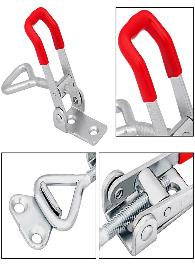 GENHAKON 25 Pack Toggle Latch Clamp, 4001 Duty U-hook Latches Clamp for Wood Boxes and Woodworking Craft, Draw Latch, Toggle Clamps, Adjustable Clamp with 330lbs Holding Capacity - Image 3