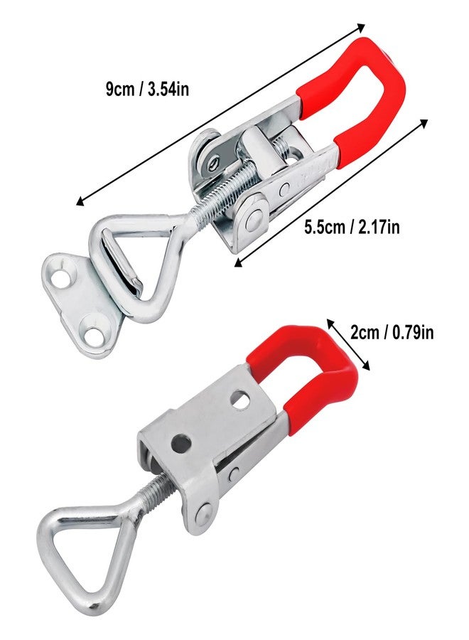 GENHAKON 25 Pack Toggle Latch Clamp, 4001 Duty U-hook Latches Clamp for Wood Boxes and Woodworking Craft, Draw Latch, Toggle Clamps, Adjustable Clamp with 330lbs Holding Capacity - Image 2