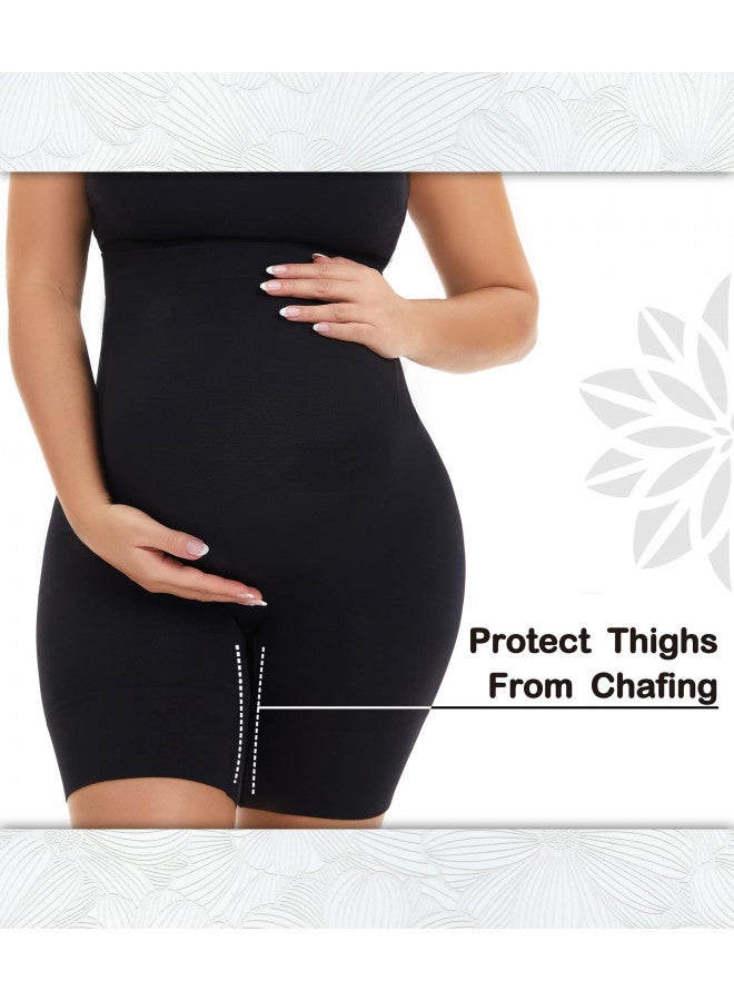 KUNINDOME Maternity Shapewear Plus size, Nude + Black, XX-Large - Image 1
