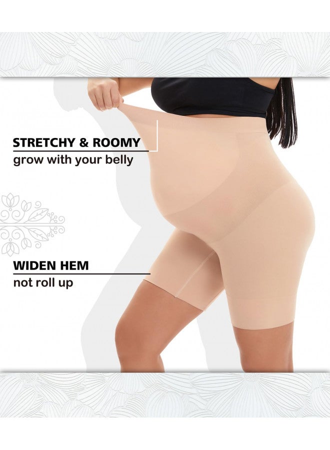 KUNINDOME Maternity Shapewear Plus size, Nude + Black, XX-Large - Image 2