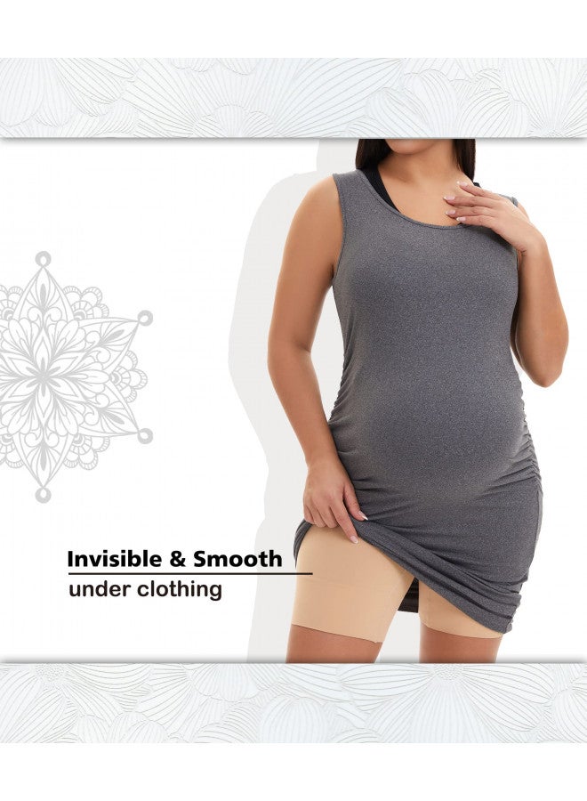 KUNINDOME Maternity Shapewear Plus size, Nude + Black, XX-Large - Image 3