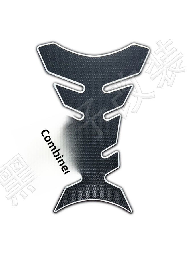 Suitable For Ktm Suzuki Honda Yamaha Motorcycle Stereo Waterproof Fuel Tank Sticker Decorative Fuel Tank Fish Bone Decal-Color:Camel Waterproof Anti-slipvv-Size:Default Itemvv - Image 1