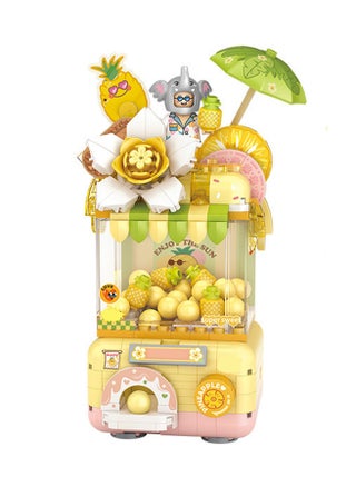 Mini Pineapple Gashapon Machine Toy Model Set Building Blocks Creative Diy Simulation Collection Building Assembly Children'S Toys - pzsku/Z8F79377AFE852387496CZ/45/_/1729218679/21717697-cb62-4a8c-afde-92ca36cce95d