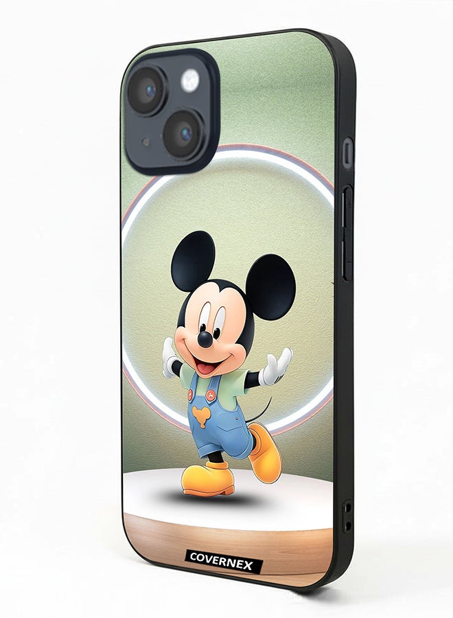 Covernex Apple iPhone 14 Protective Case Cover Printed Featuring Mickey Mouse Timeless Joy - Image 1