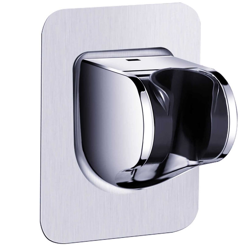 Strong Adhesive Shower Holder - Adjustable No-Drill Wall Mount Bracket for Handheld Showerhead, Easy Installation - Image 5