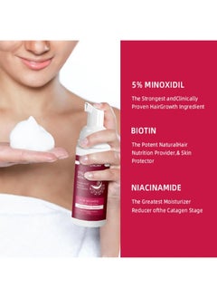 CARVENCHY 5% Minoxidil Foam for Hair Thinning and Hair Loss, Revivies And Restores Hair Follicles,Hair Growth Treatment for Women's Man Thicker and Fuller Hair,Easy-to-use Foam 2pcs  - Image 5