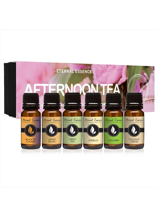 Eternal Essence Oils - Grandma's Kitchen - Gift Set of 6 Premium Fragrance Oils -Caramel Nut Muffin, Oatmeal Cookie Dough, Snickerdoodle, Orange Chiffon Cake, Lemon Sugar and Blueberry Pancakes - 10ML - Image 1