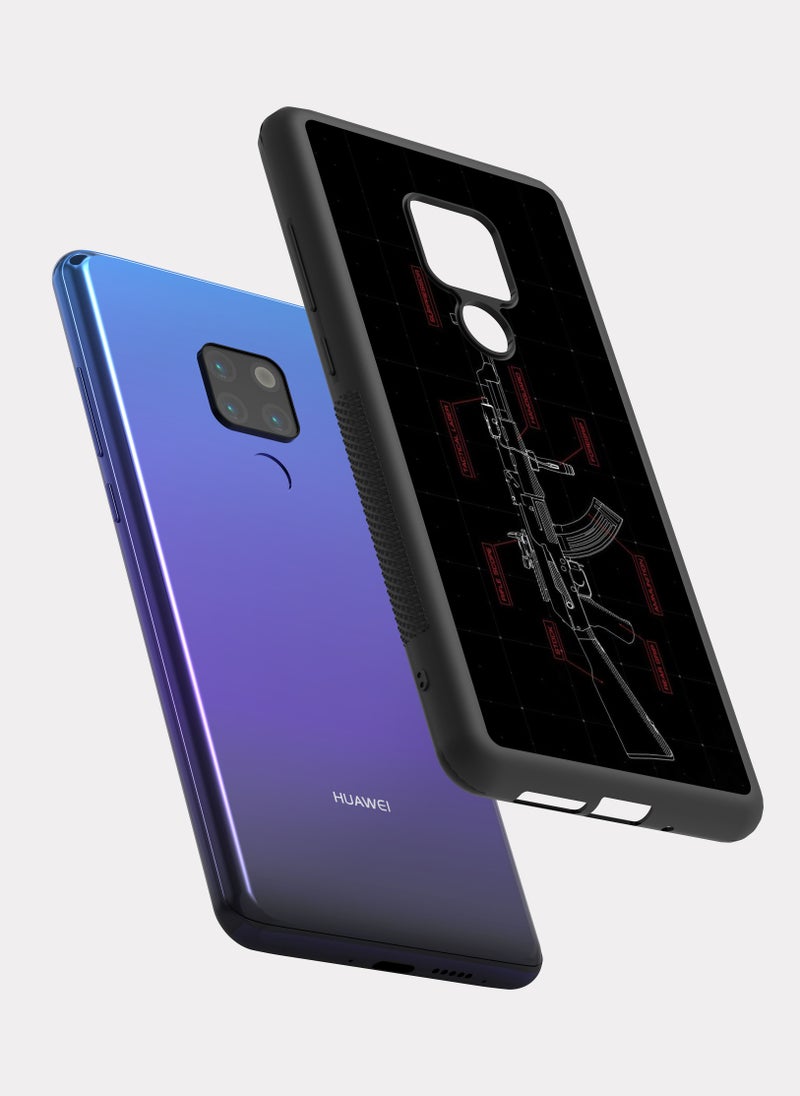 بكسلات كفر هواوي ميت 20 أي كي 47 كلاشنكوف اسود - Image 2