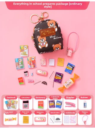 Children's Girls Toys 6-13 Years Old Little People Miniature Mini Stationery 8-12 Girls 10 Years Old Suit-Color:Ordinary [black Bear School Bag] Everything Is Available - pzsku/Z8F79C45D97450CF82F81Z/45/1745500733/7e95208d-585c-48d2-ad9f-5e86bf02697e