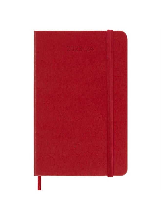 Moleskine 2024 18-Month Weekly Pocket Hardcover Notebook