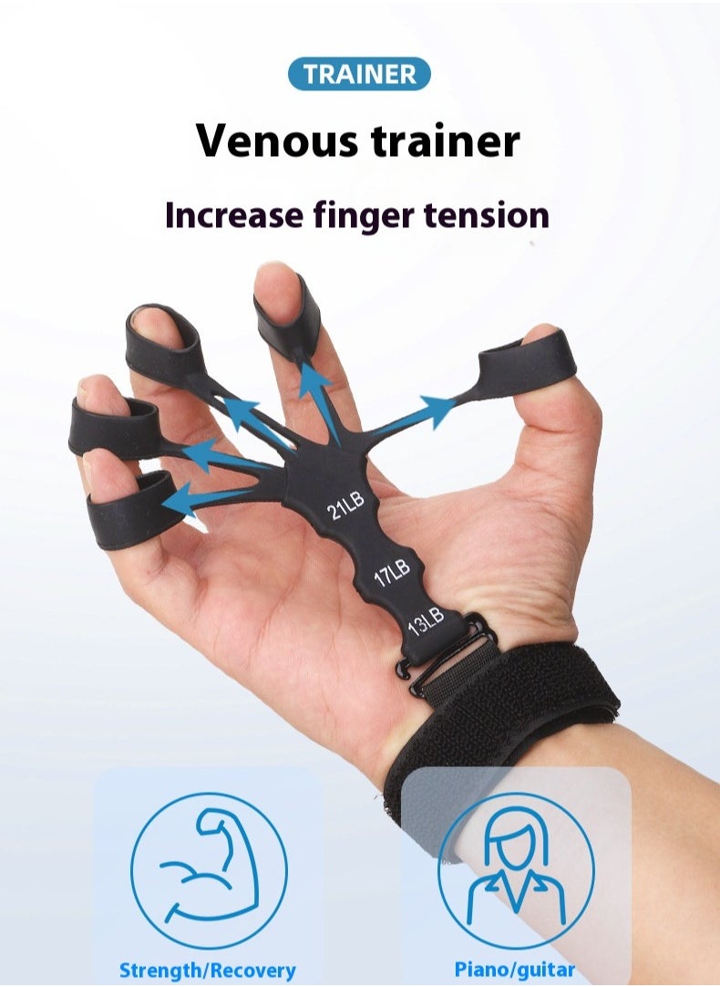 Healife Adjustable Finger Strength Trainer, Hand Gripper with 3 Resistance Levels, Finger Rehabilitation & Grip Exercise Tool for Musicians, Athletes, and Rehabilitation  - Image 5