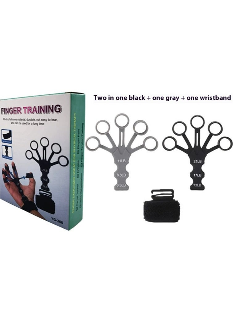 Healife Adjustable Finger Strength Trainer, Hand Gripper with 3 Resistance Levels, Finger Rehabilitation & Grip Exercise Tool for Musicians, Athletes, and Rehabilitation  - Image 1