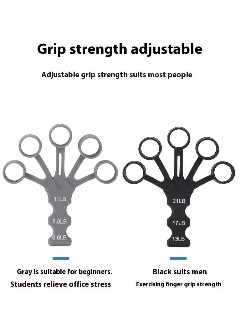 Healife Adjustable Finger Strength Trainer, Hand Gripper with 3 Resistance Levels, Finger Rehabilitation & Grip Exercise Tool for Musicians, Athletes, and Rehabilitation  - Image 2