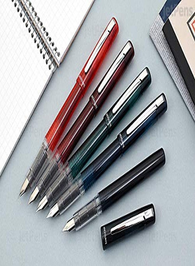 PLATINUM, Fountain Pen - PREFOUNTE (Graphite Blue, 5M) - Image 5