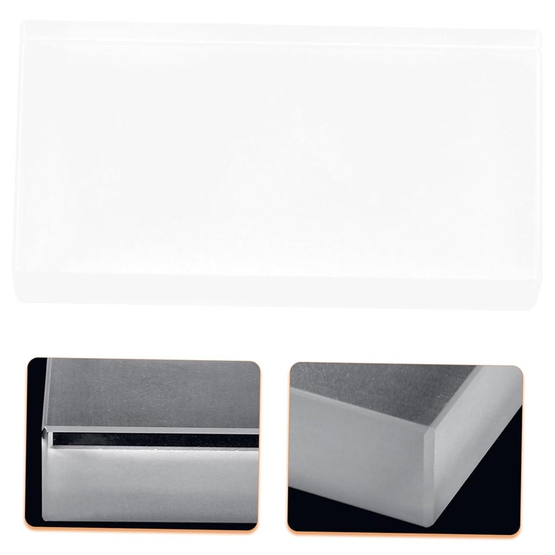 Frosted Glass Block for Physics Optics Experiments and Craft Projects 3x2 Inches - Image 4