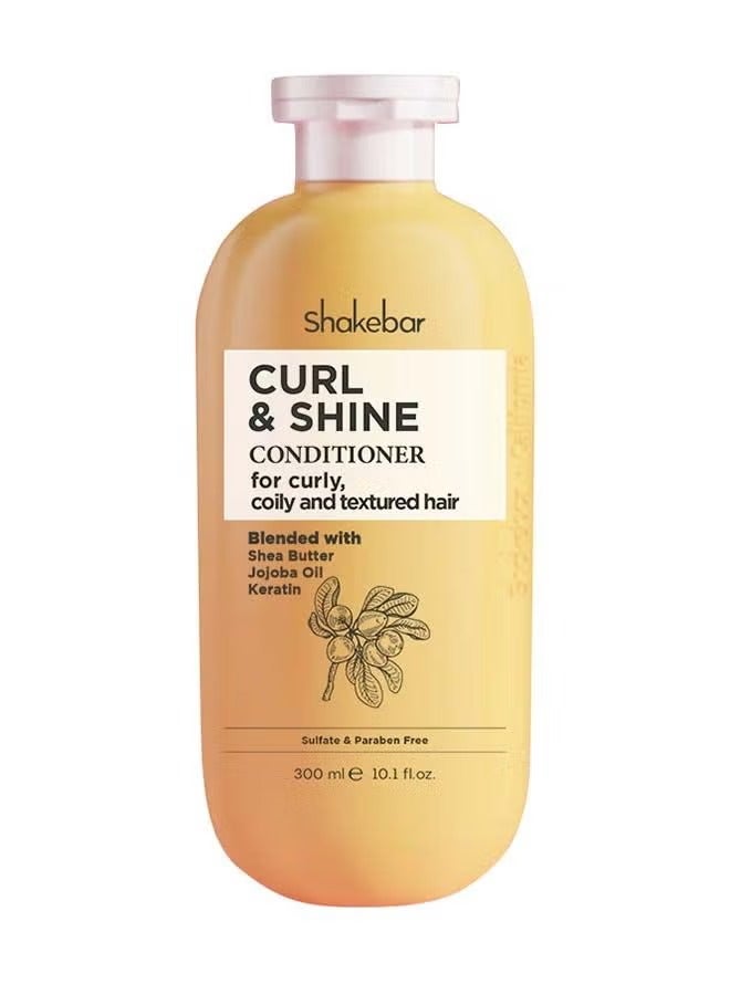 Shakebar Curl & Shine Hair Conditioner 300Ml