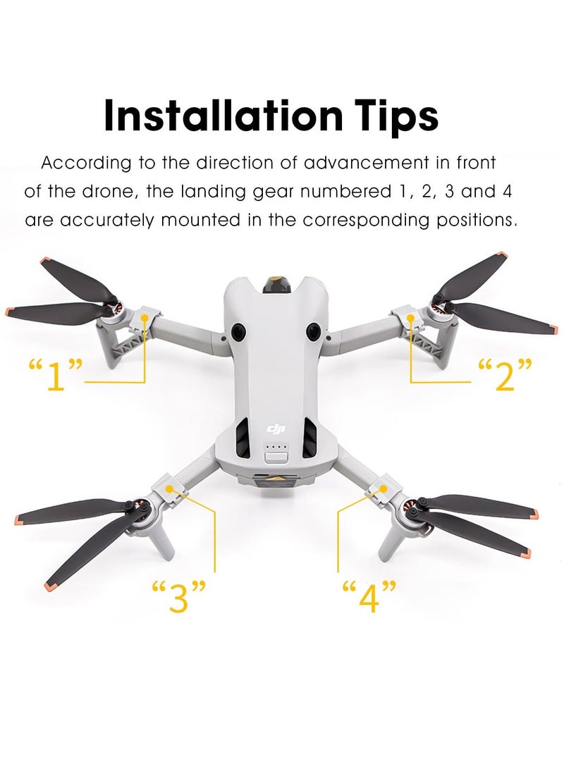 Landing Gear Extensions for DJI Mini 4 Pro Drone Heightening Bracket Leg Support Protector - Image 5