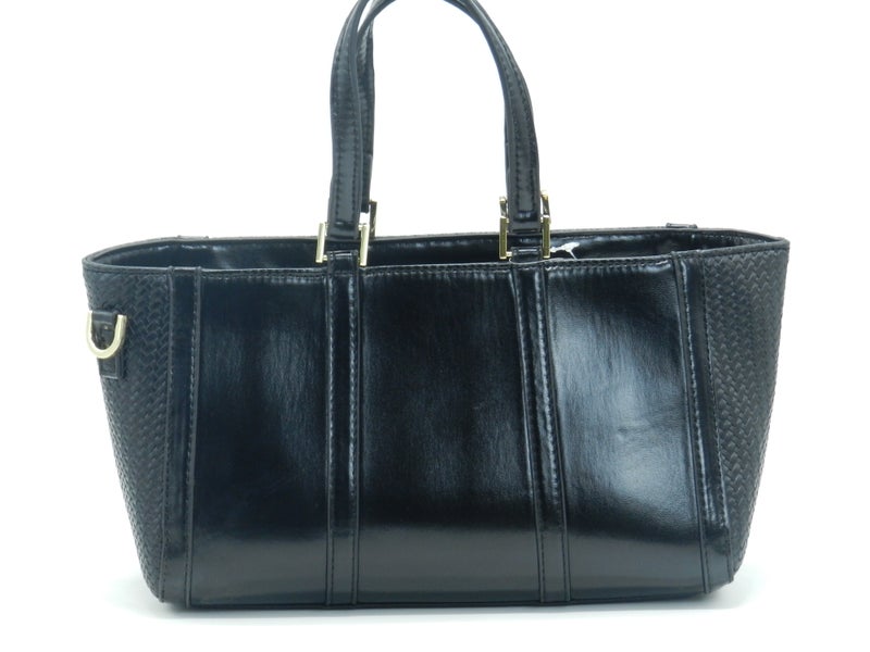 Fourteen Women's Textured Woven Tote Bag - Black - Image 2