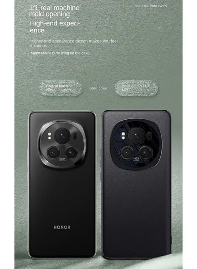 متوافقة مع غطاء Honor Magic6 Pro، حماية العدسة الكاميرا، مانعة للصدمات، تصميم رفيع 【اختبار السقوط】 حافظة واقية لـ Magic 6 Pro 5G. - Image 2