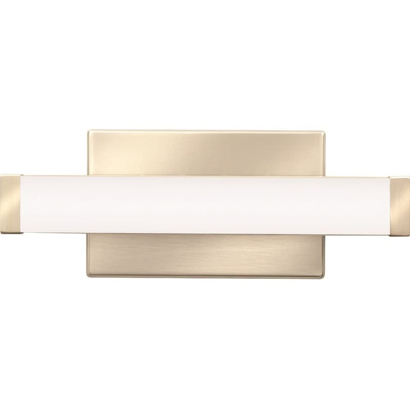 Lithonia Lighting 24Inch LED Vanity Light with 3in1 Switchable White Color Temperature Contemporary Square Bathroom Vanity Wall Light Fixture for Over The Mirror Brushed Nickel