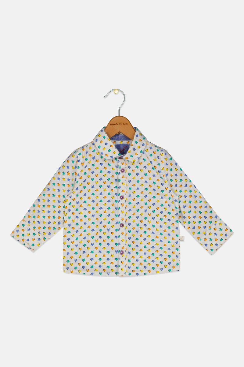 Hamleys Toddlers Boy Allover Print Long Sleeve Shirt, Multicolor - Image 2