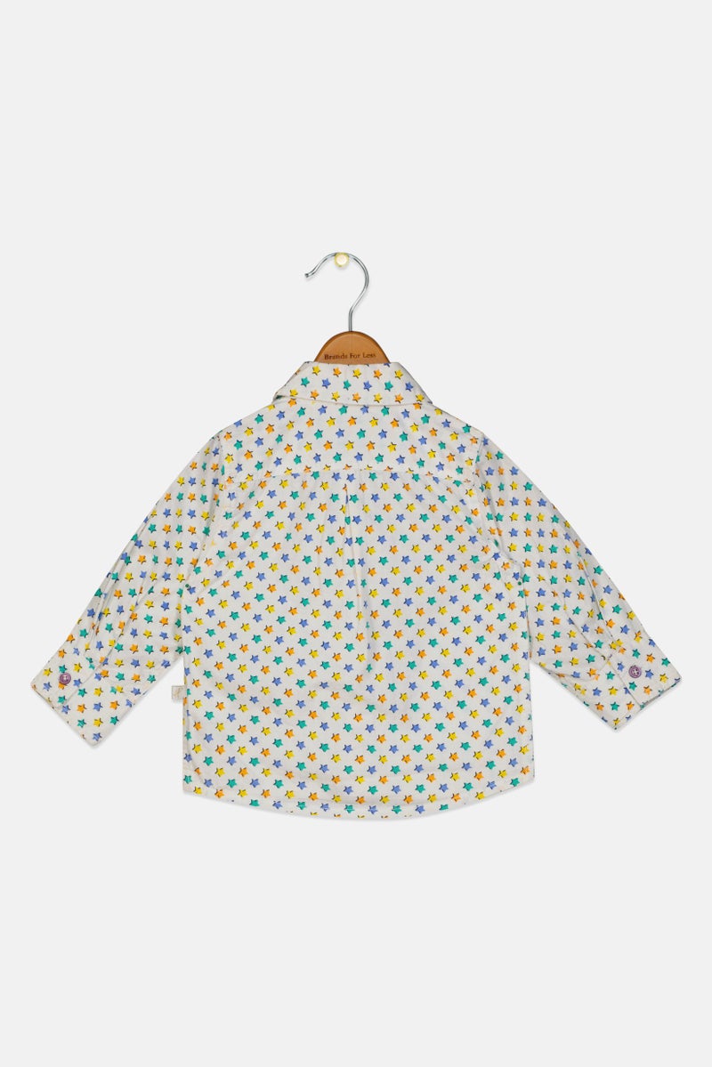 Hamleys Toddlers Boy Allover Print Long Sleeve Shirt, Multicolor - Image 3