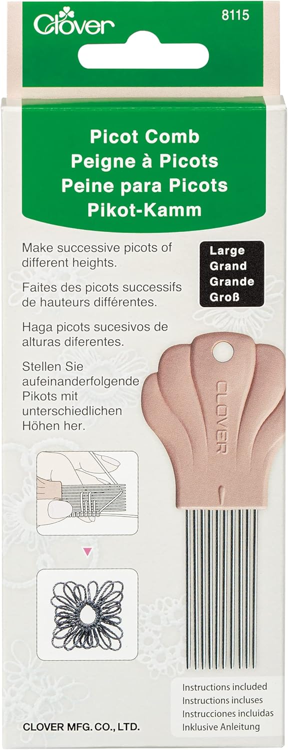 Clover Picot Comb Large