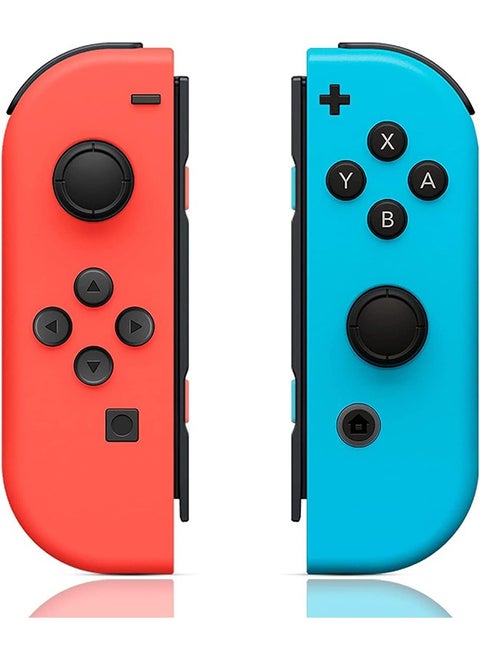 وحدة تحكم Joy Con متوافقة مع Nintendo Switch/Lite/OLED، بديل للوحة تحكم Switch Joy Pad، وحدات التحكم اللاسلكية تدعم الاهتزاز المزدوج/الاستيقاظ/التحكم في الحركة