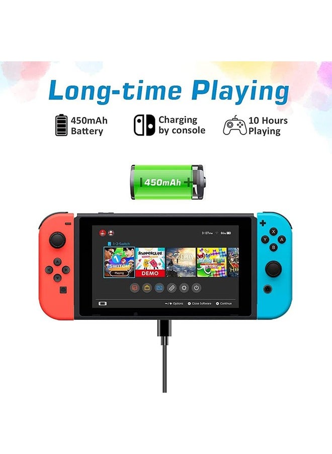 Garlo - Joy Con Controller Compatible with Nintendo Switch/Lite/OLED,Replacement for Switch Joy Pad,Wireless Controllers Support Dual Vibration/Wake-up/Motion Control - Image 1