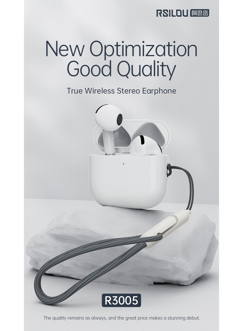 rsilou RSILOU True Wireless Stereo Earphone (6.5 hours long-lasting playback) - 13MM Oversized Driver - Image 1