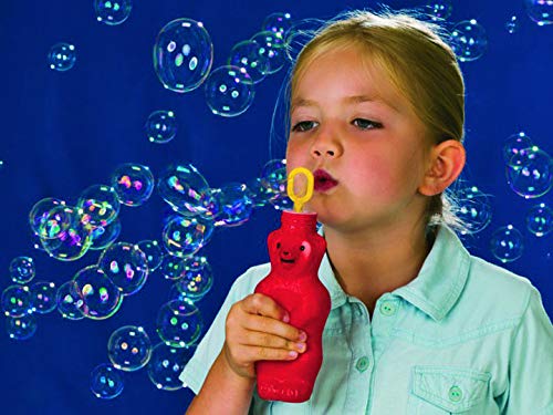 PUSTEFIX Bubble Bear 6 oz Bubble Blowing Squeeze to Blow Toy for Kids (Assorted Colors) - Image 3